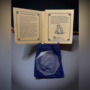 NIB | Vintage 1983 Christmas Treasures collector's ornament | #1 *RARE*